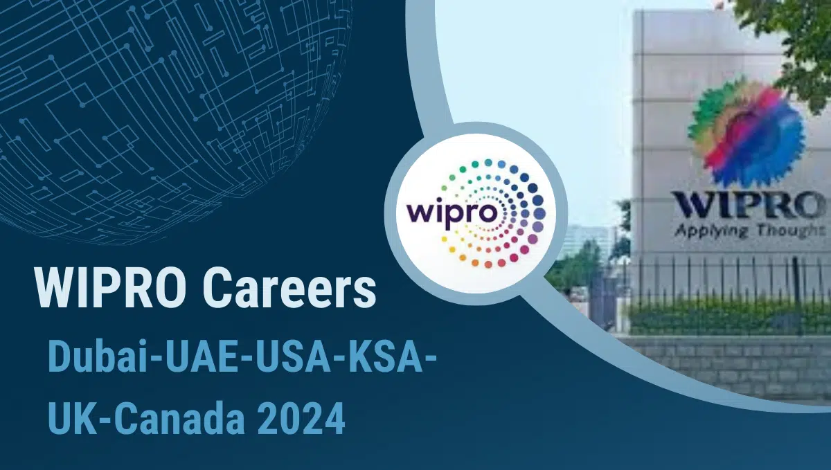 WIPRO Careers Dubai-UAE-USA-KSA-UK-Canada 2024