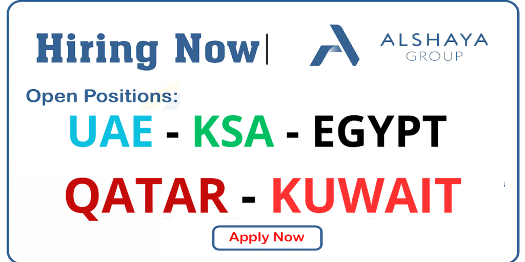 Alshaya Careers Vacancies