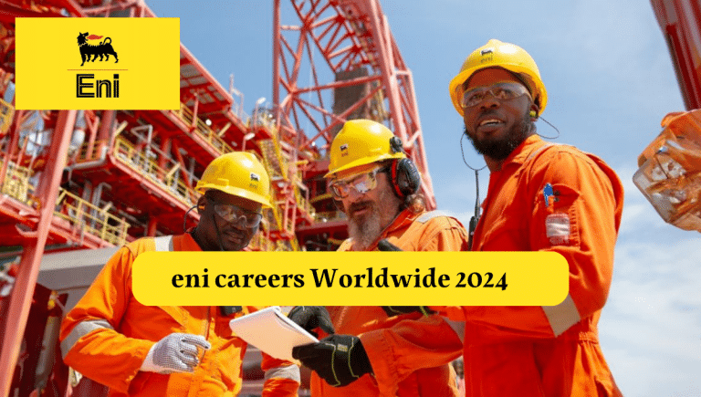 eni careers Worldwide 2024