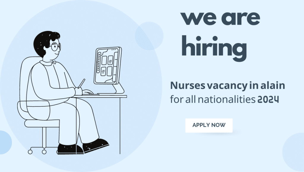 Nurses vacancy in alain for all nationalities 2024